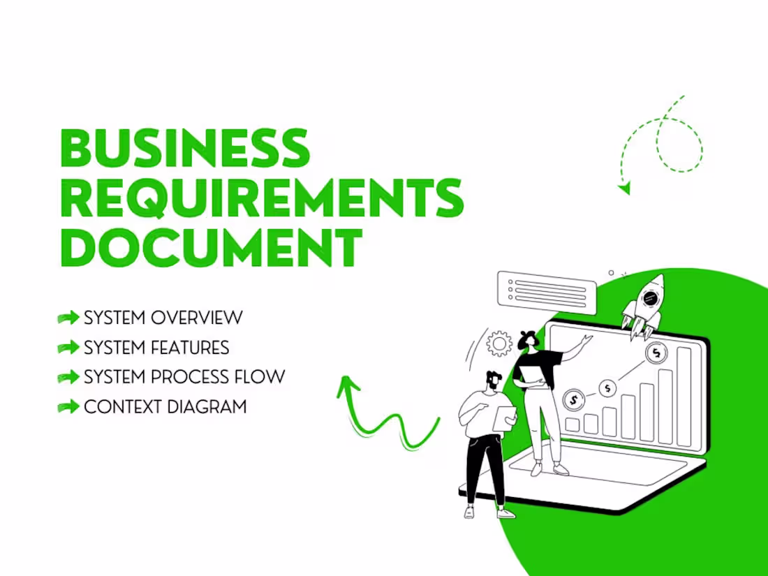 Cover image for  Business Requirements Document (BRD) - Software Documentation
