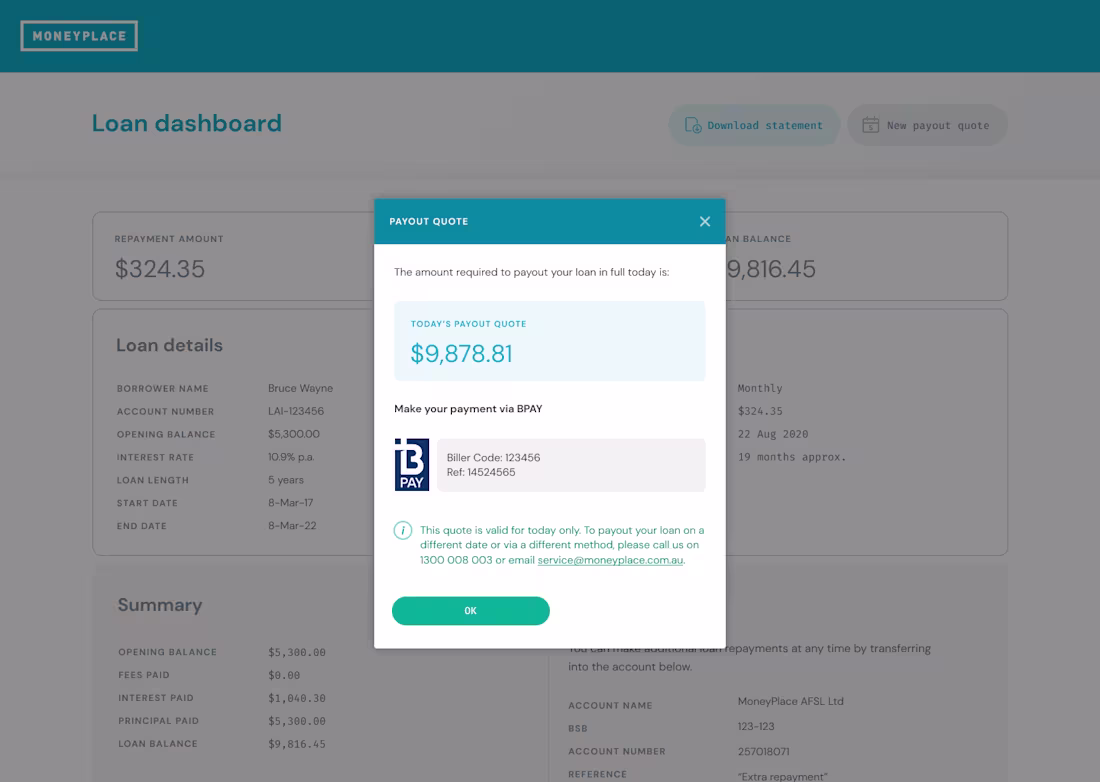 Cover image for Personal loan dashboard