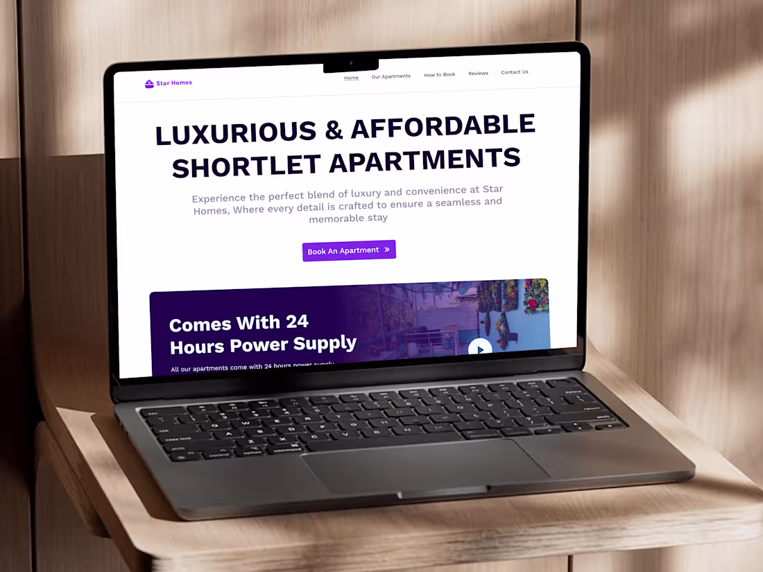 Cover image for Star Homes: Dynamic Real Estate Website