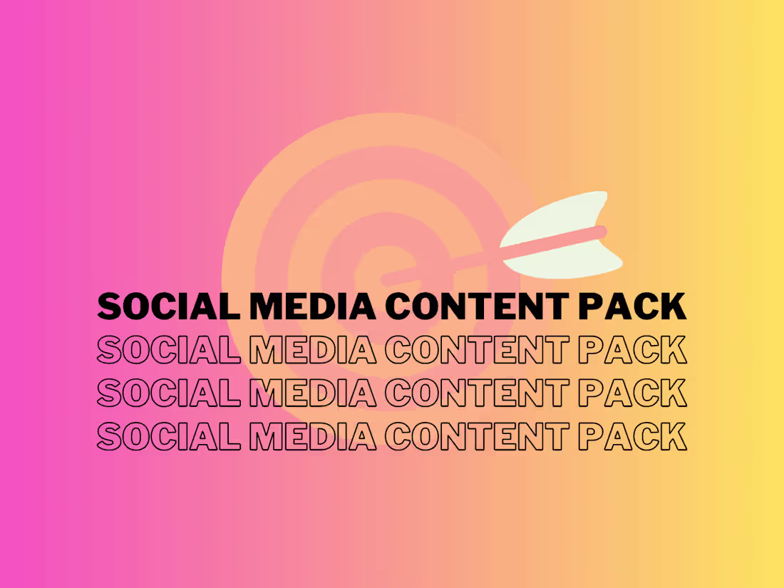 Cover image for Just Post-it! Social Media content pack