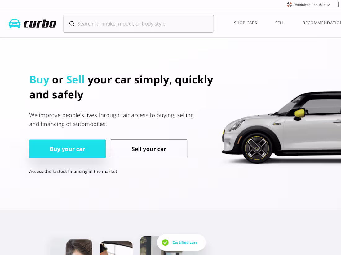Cover image for Buy an used car | Curbo