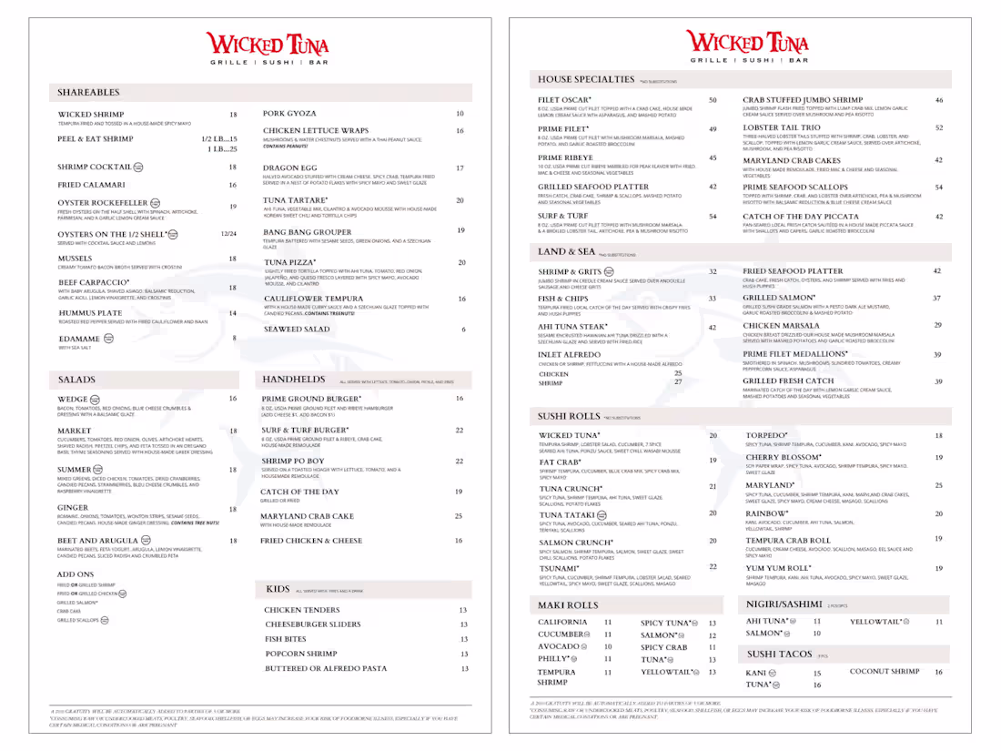 Cover image for Restaurant Menu