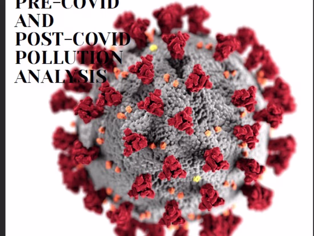 Cover image for Pre and Post Covid pullution analysis using ML