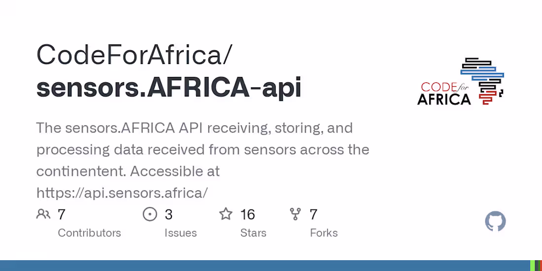 Cover image for CodeForAfrica/sensors.AFRICA-api