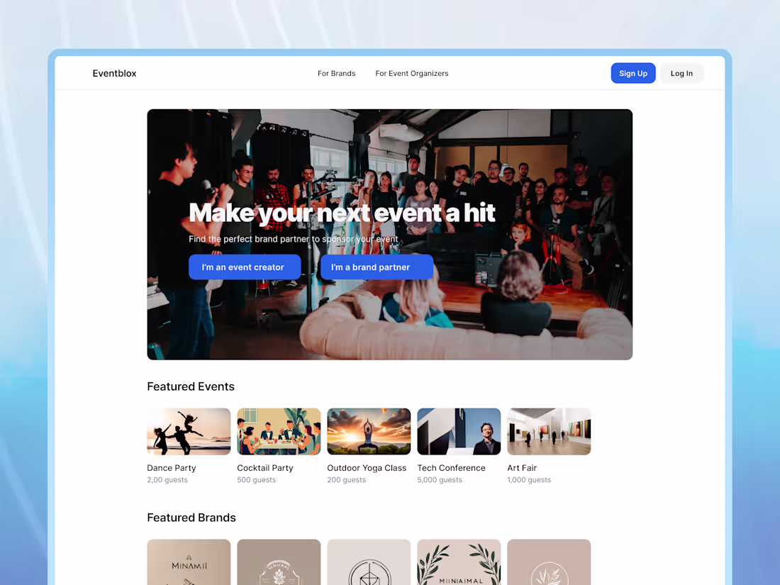 Cover image for Eventblox - Make your next event a hit!