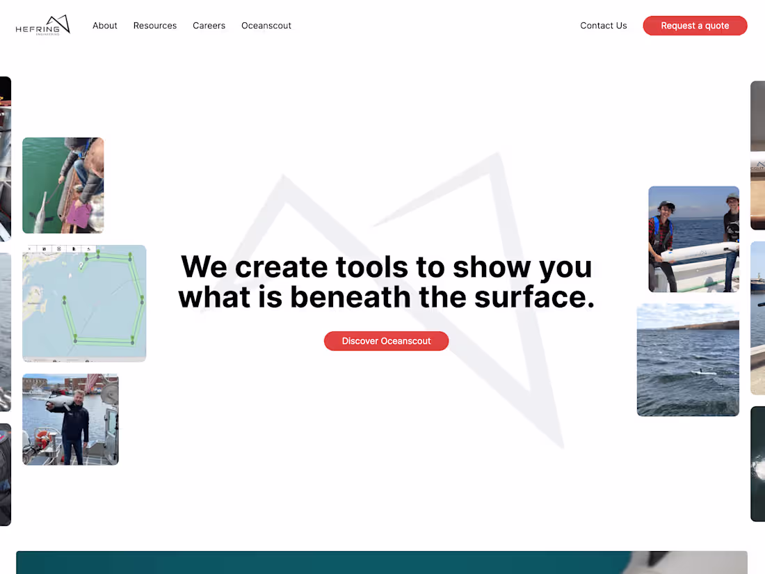 Cover image for Hefring Website Design
