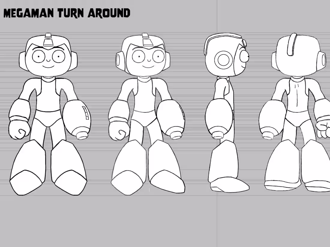 Cover image for Megaman Character Design And Turnaround