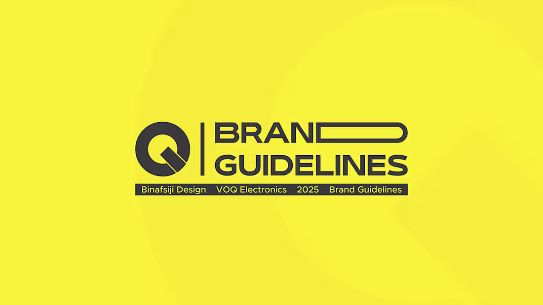 Cover image for VOQ Brand Guidelines