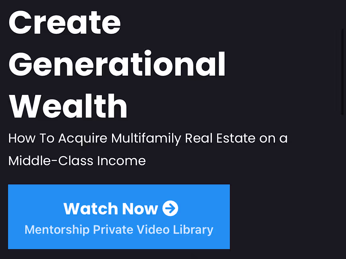 Cover image for Complete funnel build out and Real Estate video course content. 