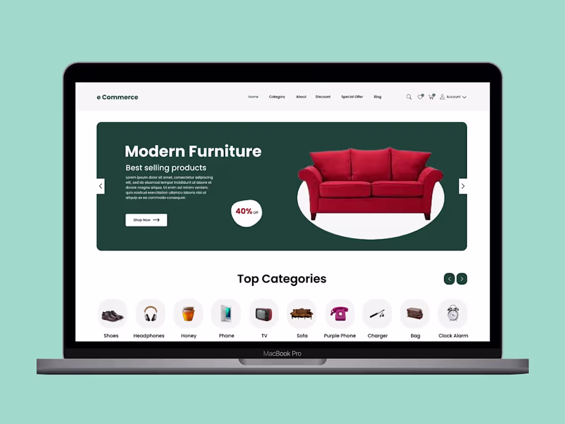 Cover image for Full Funnel E-commerce website