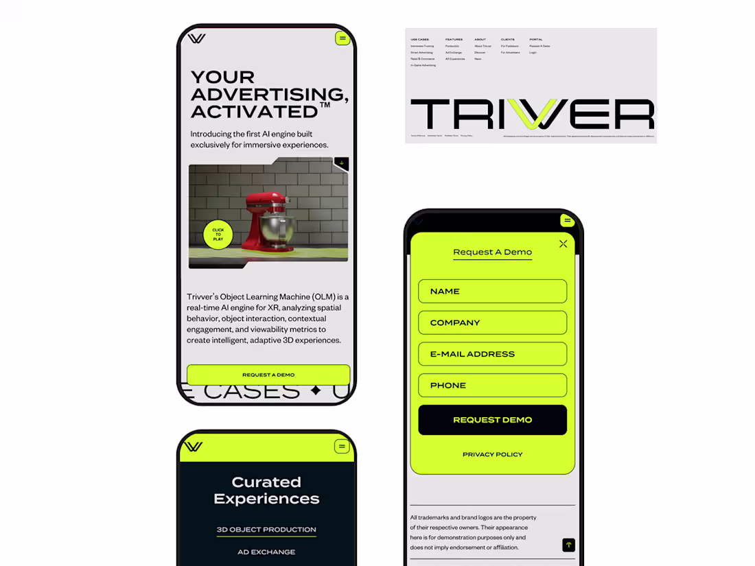 Cover image for Trivver Website