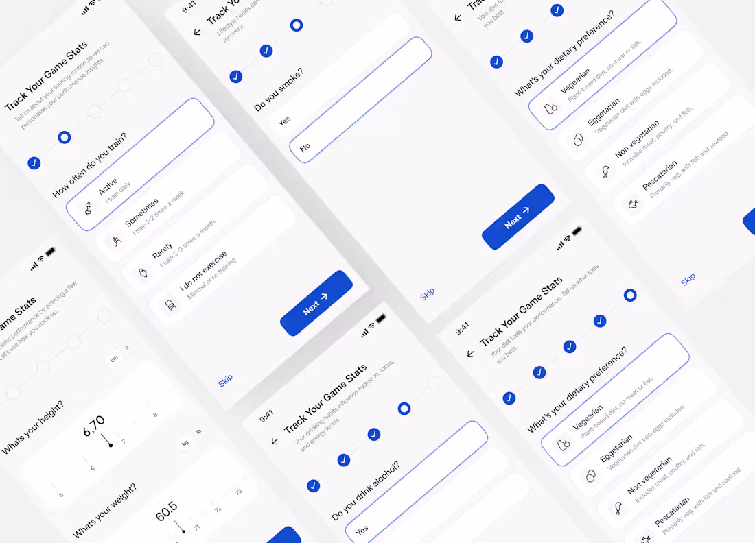 Cover image for A showcase of my recent web, mobile & Saas design projects.