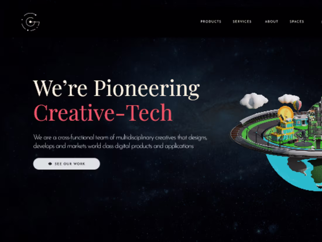 Cover image for Geek radius website design 