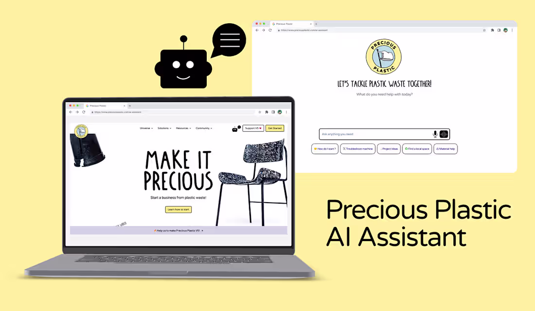 Cover image for AI Assistant Design for Precious Plastic