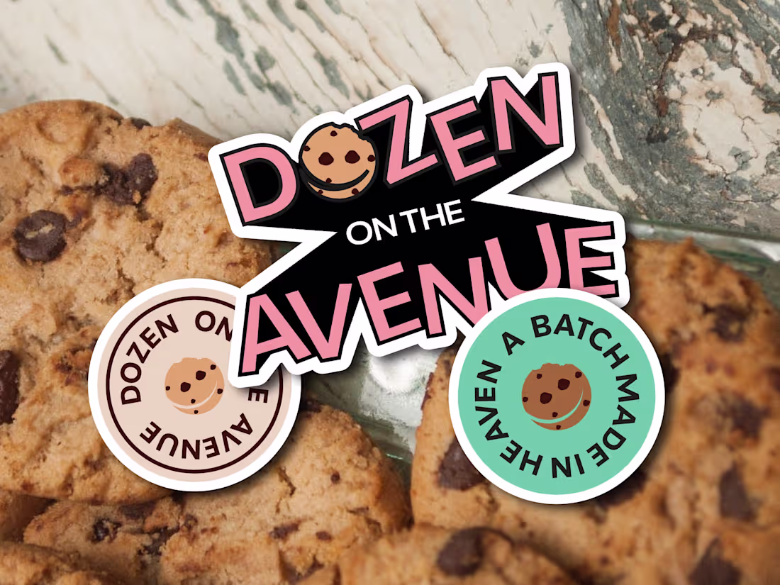 Cover image for Dozen on the Avenue - Brand Design for a Cookie Shop