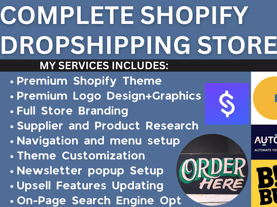 Cover image for High-Converting Shopify Dropshipping Store Development