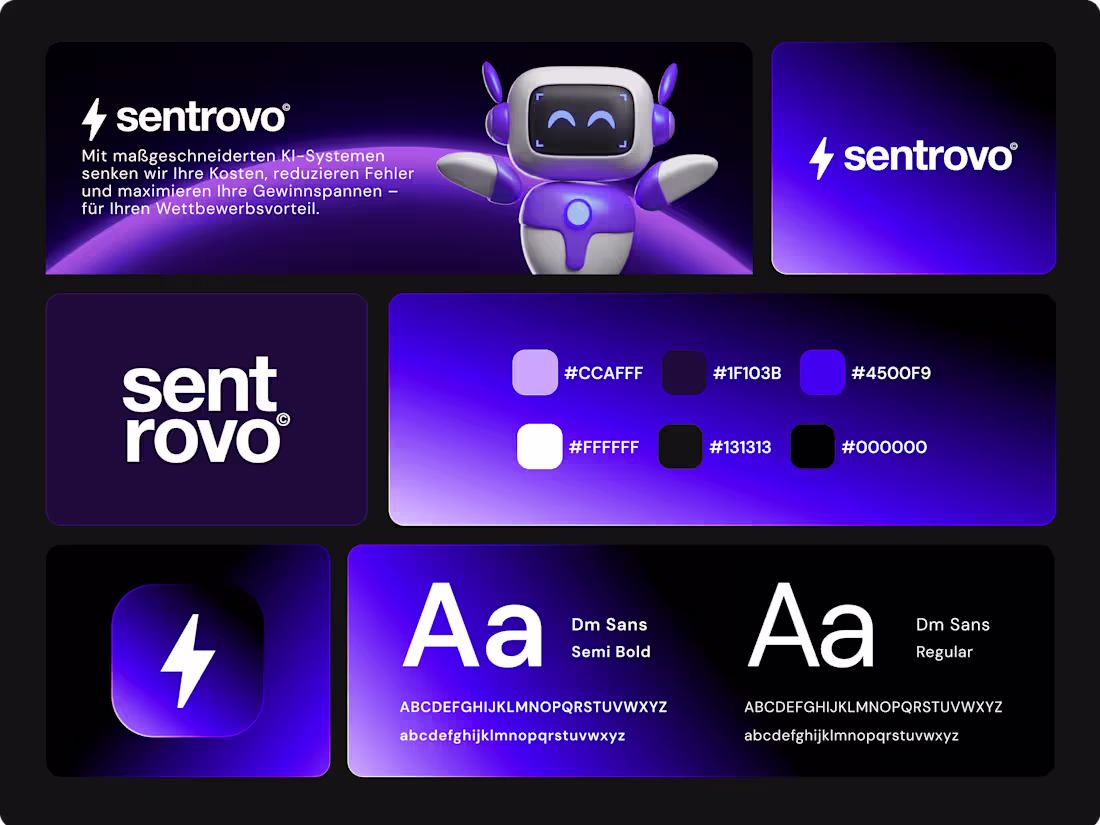 Cover image for Brand Guidelines + Social Media Setup "Sentrovo"