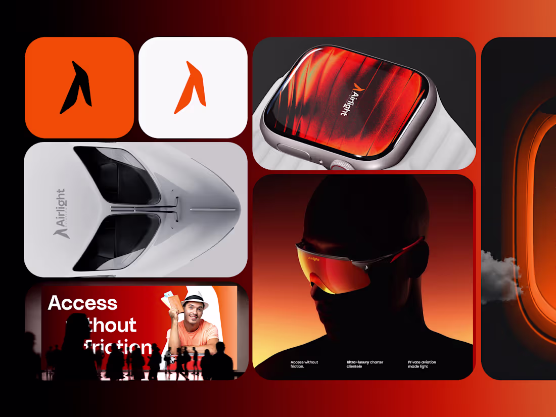 Cover image for AIRLIGHT BRAND IDENTITY CASE STUDY