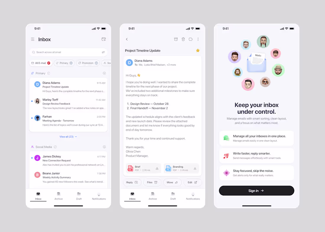 Cover image for Mailo — A Smarter, Cleaner Email Experience