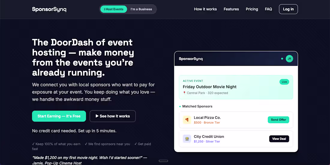 Cover image for Proud to have built SponsorSynq — an AI agent that helps eve...