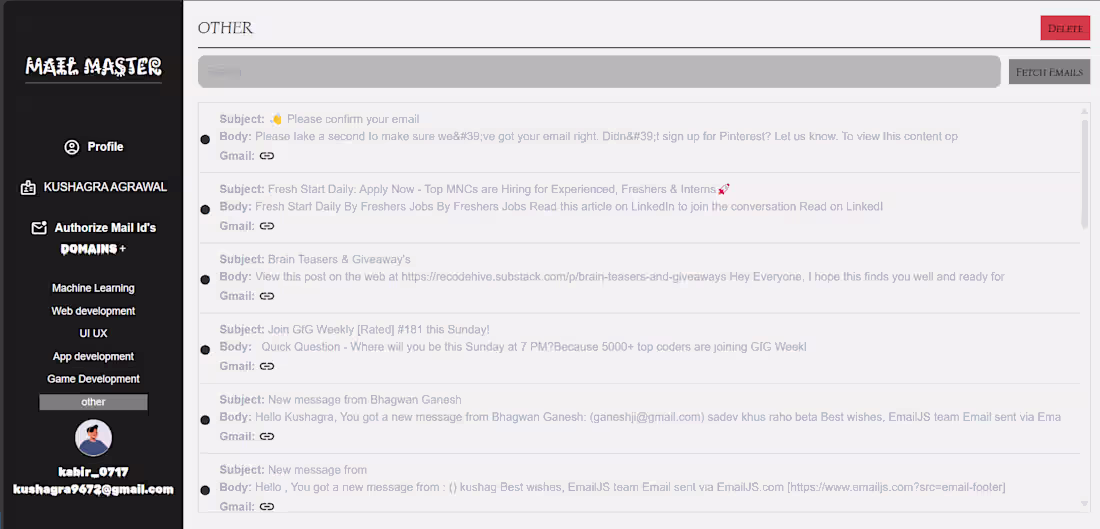 Cover image for Mail Master – AI Gmail Manager
