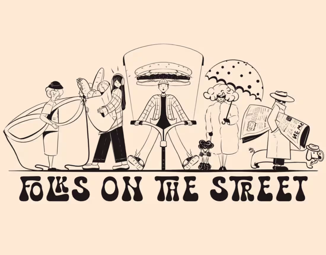 Cover image for Folks on the Street