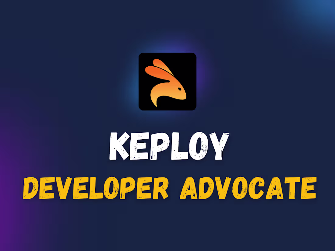 Cover image for Keploy DevRel
