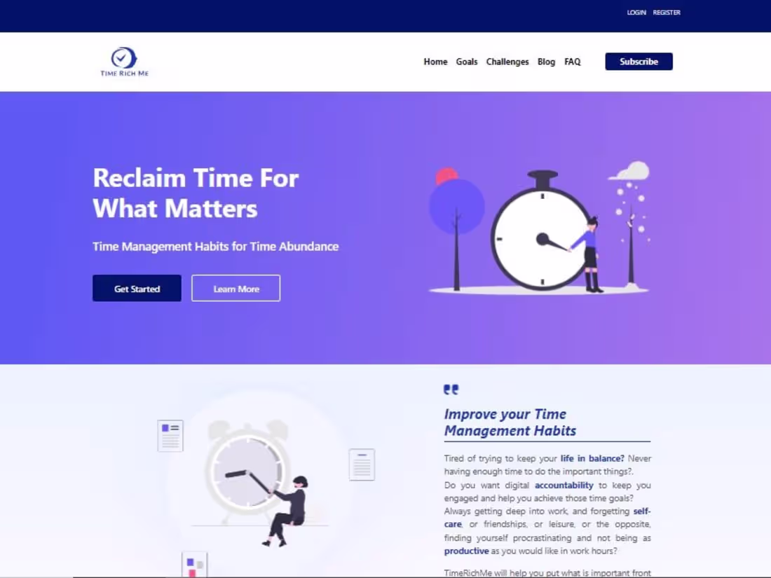 Cover image for TIME RICH ME 