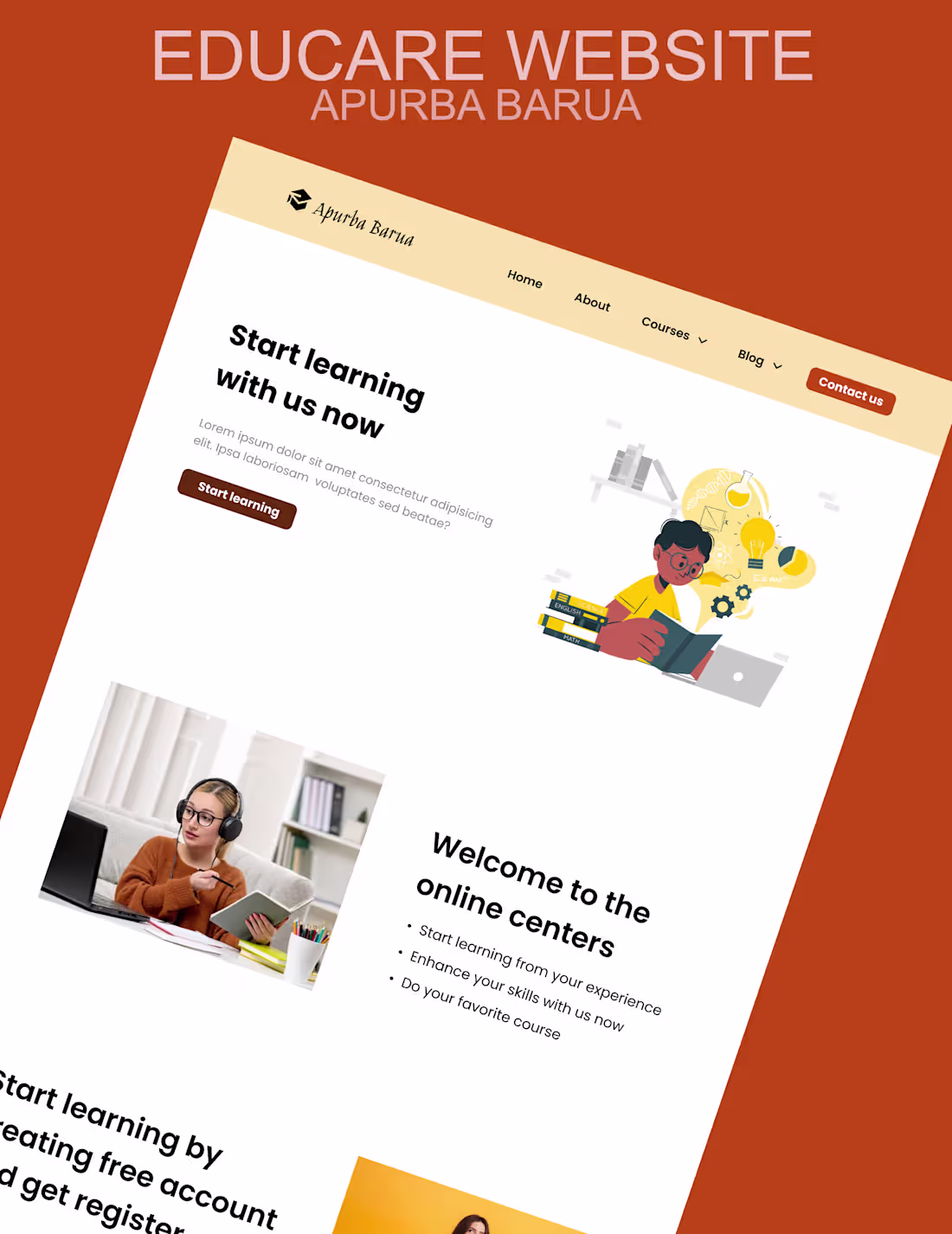 Cover image for Education website