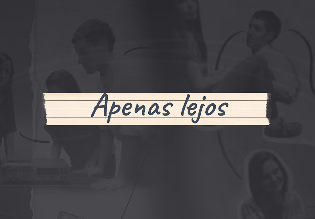 Cover image for Theater Poster Design for 'Apenas Lejos'