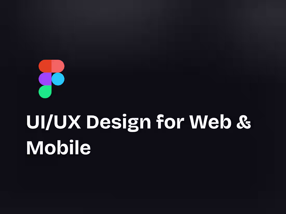 Cover image for UI/UX Design for Web & Mobile