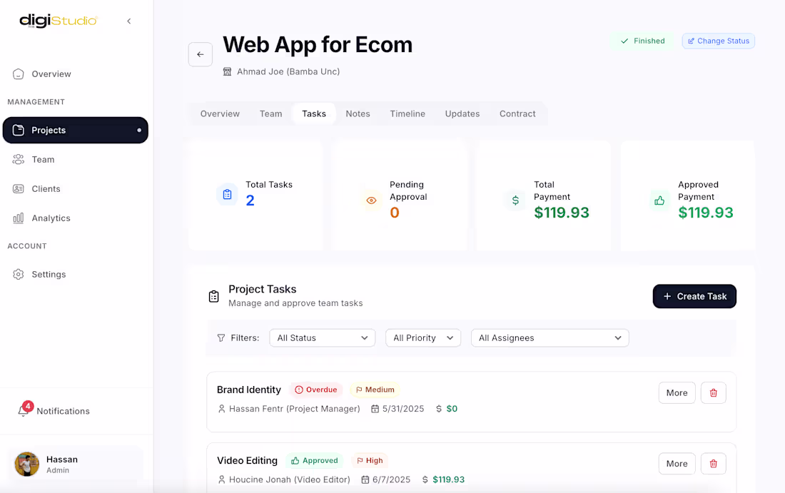 Cover image for Digihive Studio | Agency Management