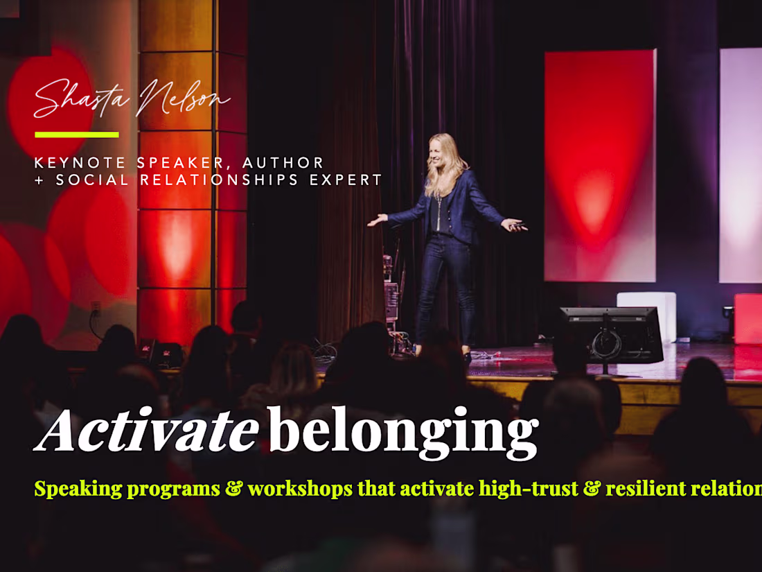 Cover image for Shasta Nelson's Speaking Program Deck