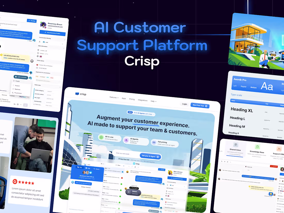 Cover image for SaaS Landing Redesign That Drove $13K+ in Extra MRR for Crisp