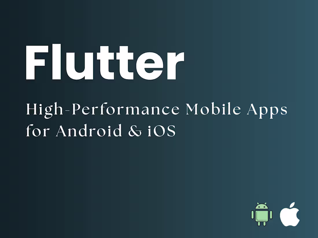 Cover image for Flutter Development for MVPs, Startups & Business Apps.