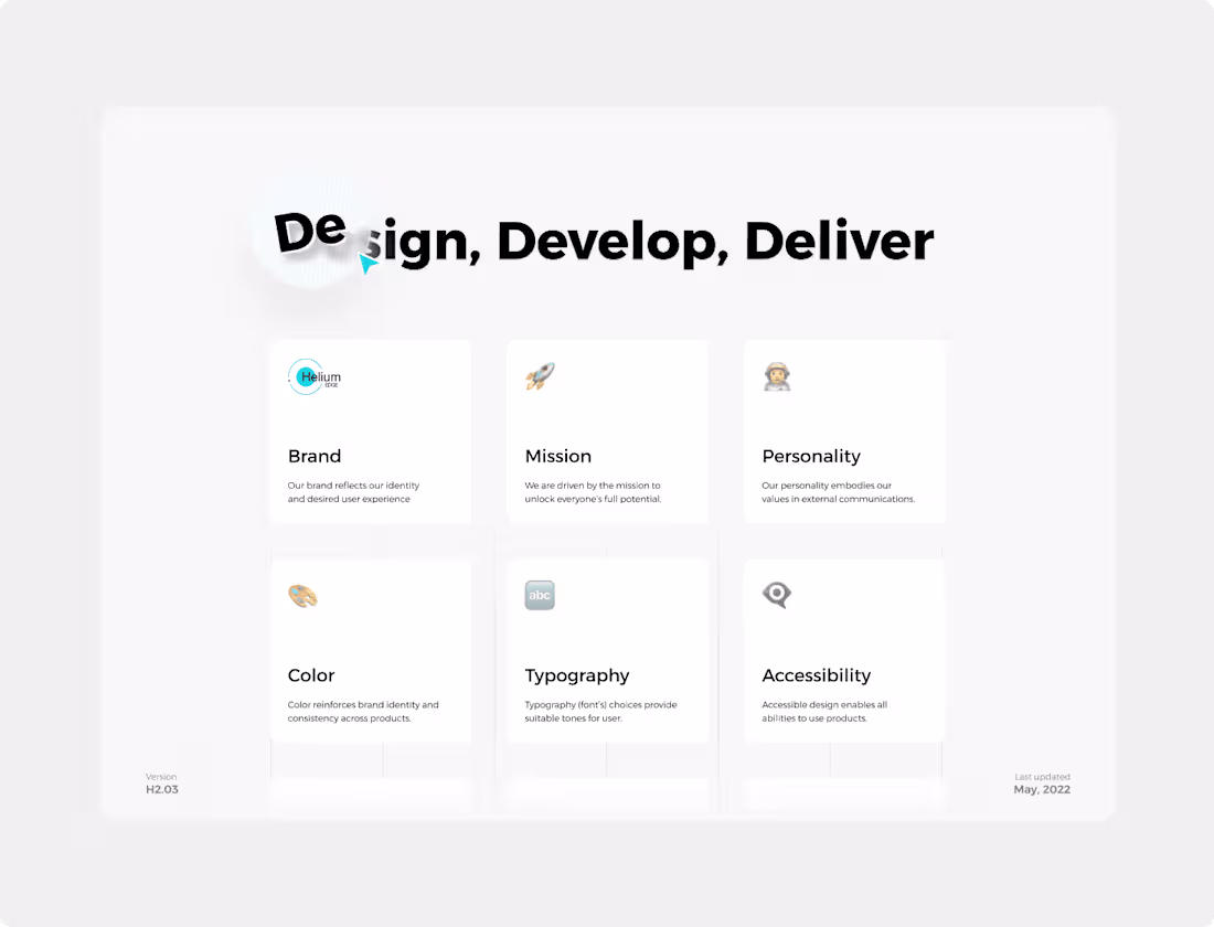 Cover image for Helium edge:

The Journey of Design System