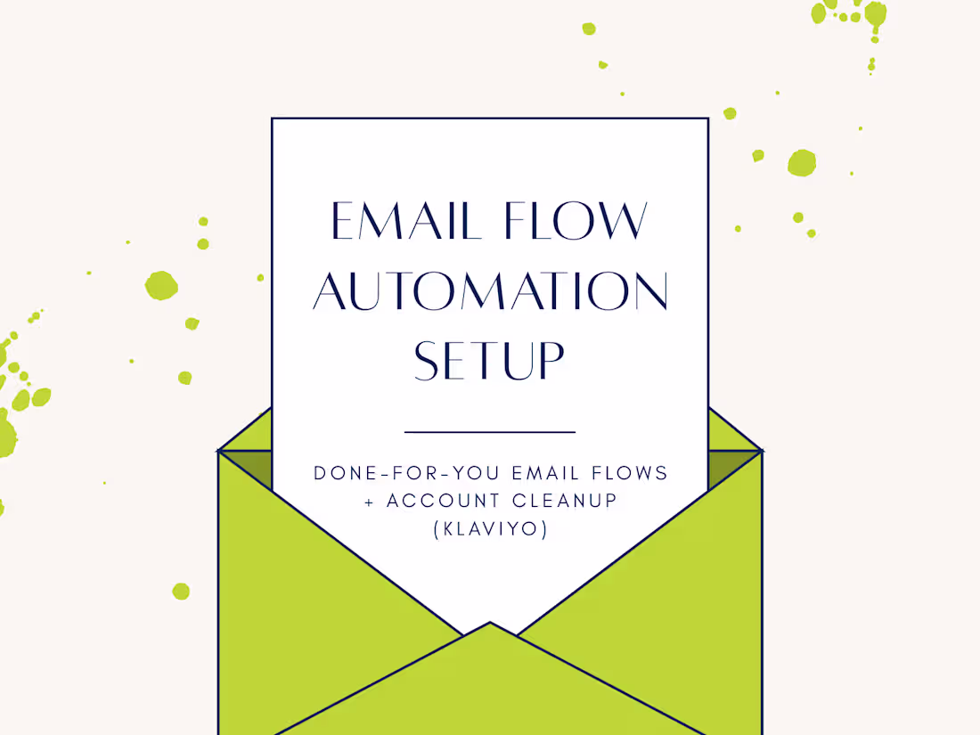 Cover image for Done-for-You Email Flows (Klaviyo)