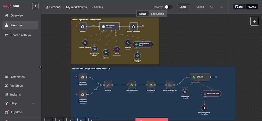 Cover image for AI-Powered RAG Agent & Vector Database Automation