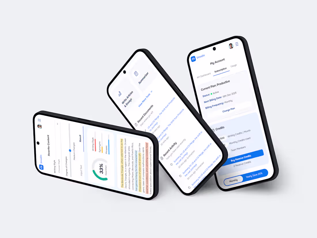 Cover image for Smodin AI Writer aimed at teachers and students with academi...