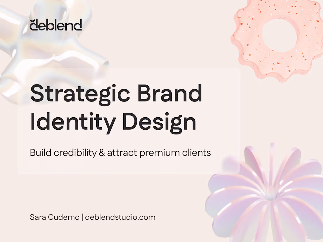 Cover image for Strategic Brand Identity Design