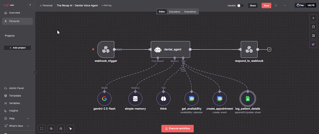 Cover image for AI Voice Agent for Dental Appointments Built an automated vo...