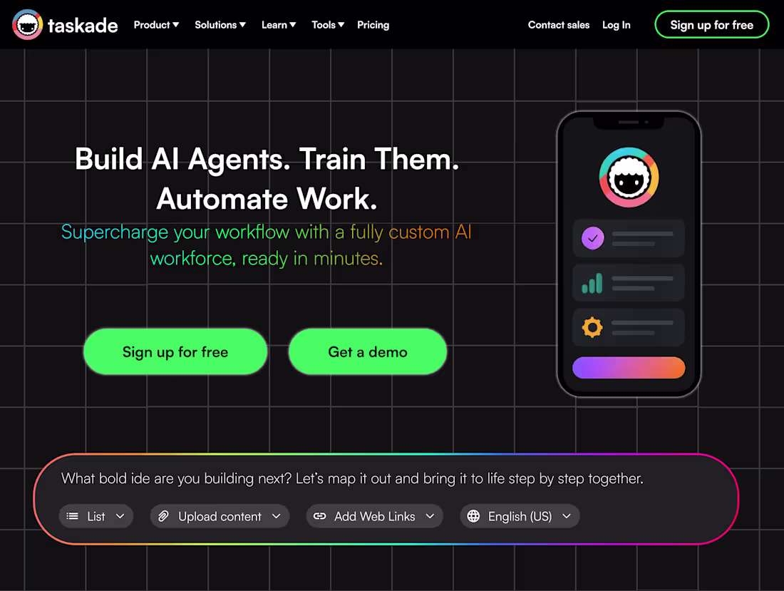 Cover image for SaaS Homepage Redesign for Taskade