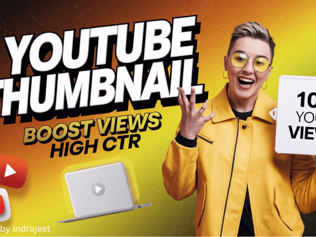Cover image for Professional YouTube Thumbnails for Boosting CTR