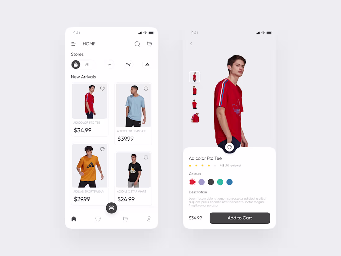 Cover image for E-Commerce Clothing App