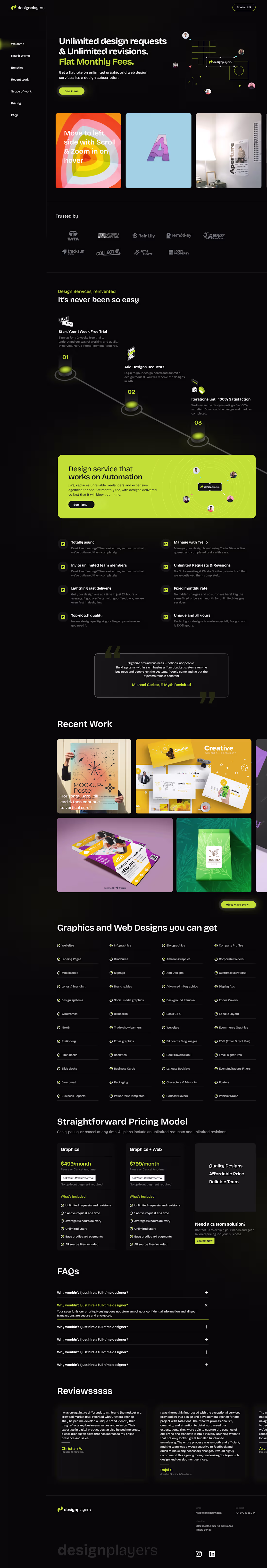 Cover image for Design Players - Website UI Design