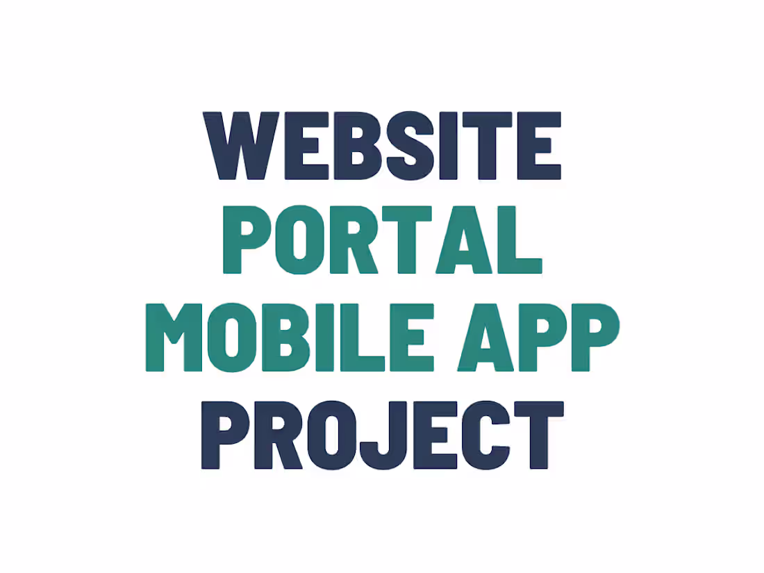 Cover image for Website+App Project