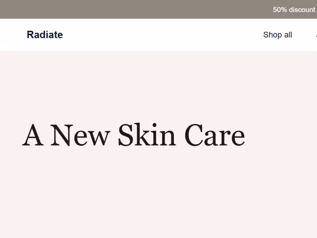 Cover image for Radiate Store