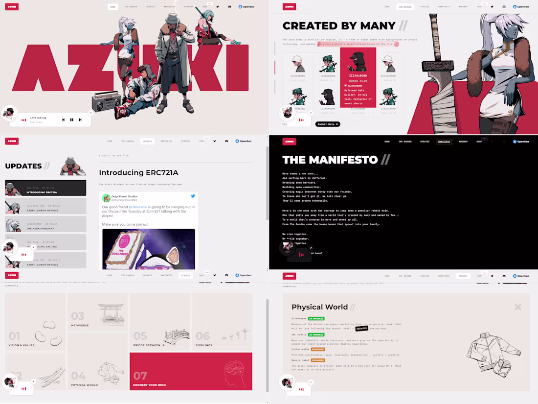 Cover image for Azuki NFT WebApp (2021 version)