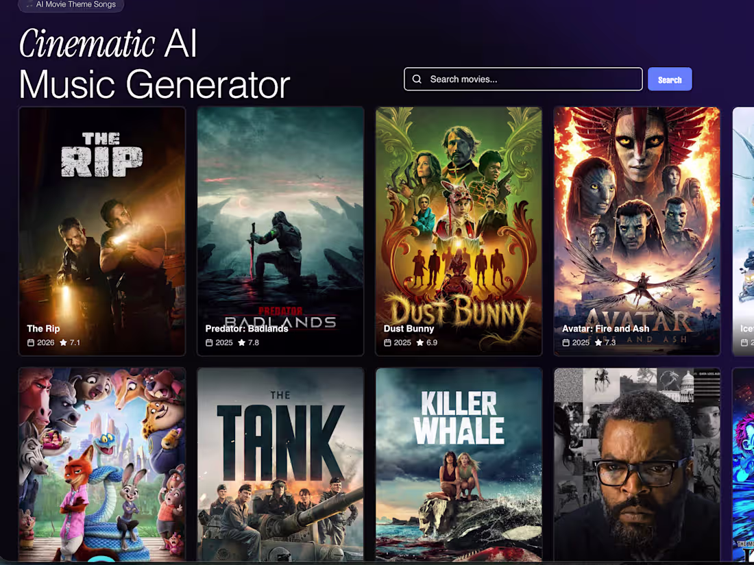 Cover image for AI Music Generator based on Poster Image : Image2Music
