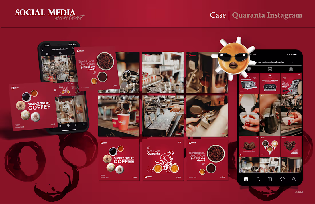 Cover image for Quaranta | Coffee Company ✅Service: Social Media Content Cre...